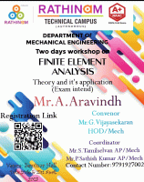Workshop on Finite Element analysis (Exam Intend) 2023 Workshop Poster